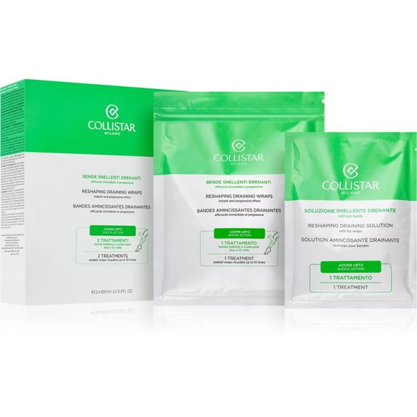 Collistar Collistar Reshaping Draining Wraps термоактивни бинтове против целулит 2x100 мл.