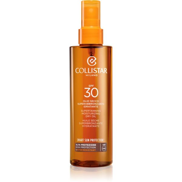 Collistar Collistar Smart Sun Protection Supertanning Moisturizing Dry Oil SPF 30 слънцезащитно сухо масло SPF 30 200 мл.