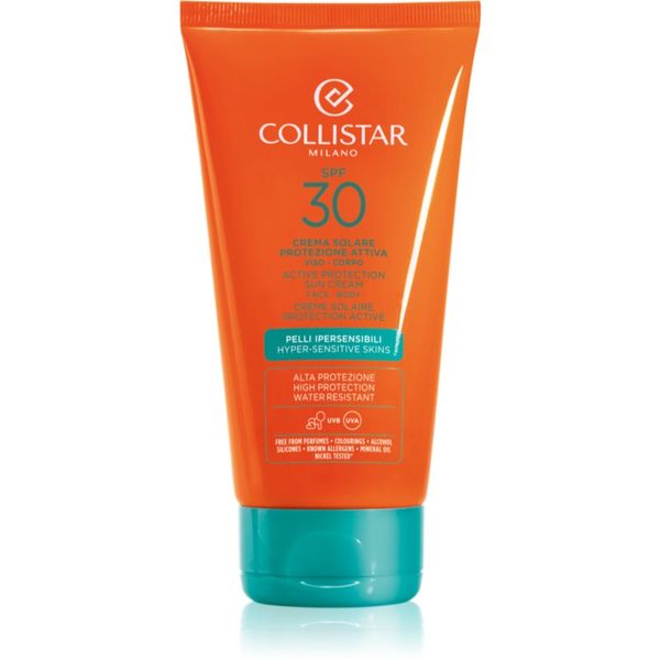 Collistar Collistar Special Perfect Tan Active Protection Sun Cream водоустойчив крем за слънчеви бани SPF 30 150 мл.
