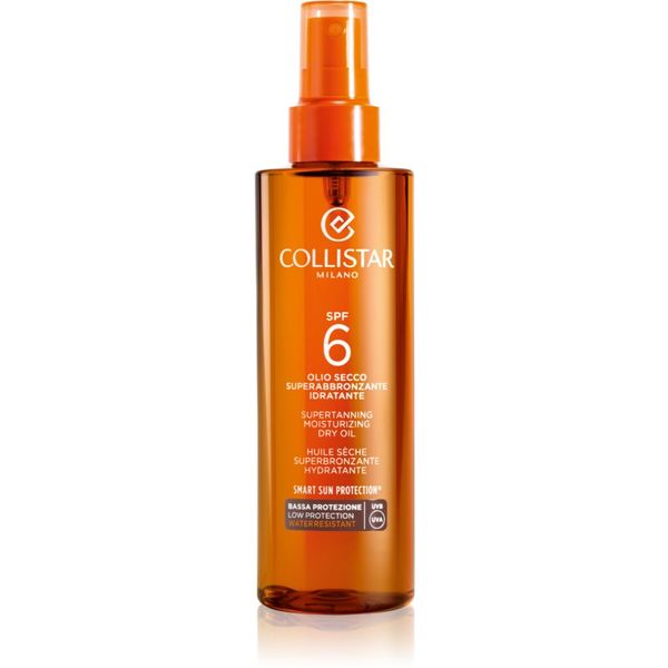 Collistar Collistar Special Perfect Tan Supertanning Moisturizing Dry Oil олио за слънце SPF 6 200 мл.