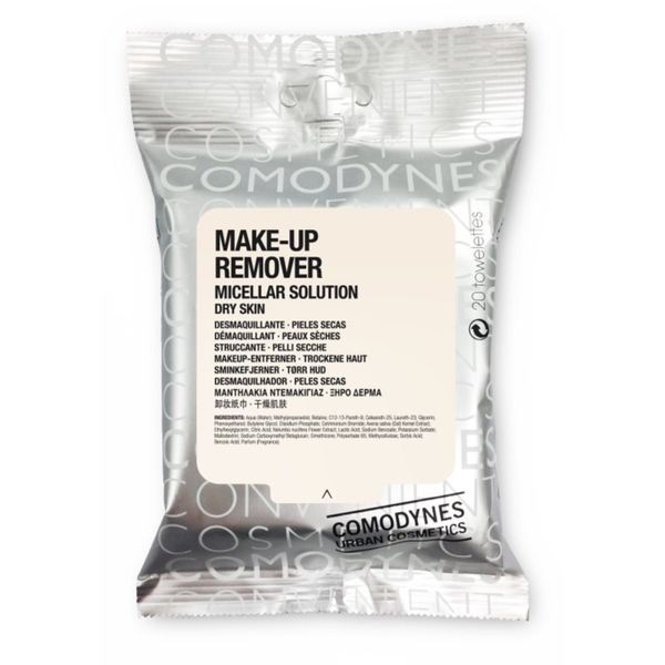 Comodynes Comodynes Make-up Remover Micellar Solution кърпички за почистване на грим за суха кожа 20 бр.