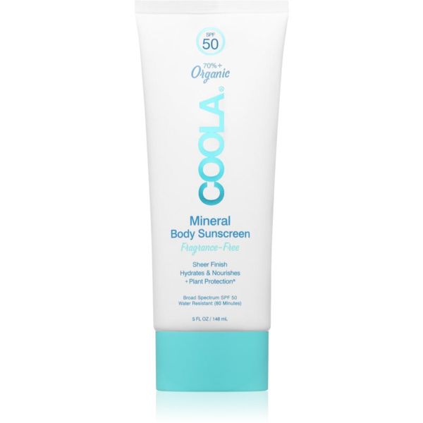Coola Coola Fragrance Free слънцезащитен крем за тяло SPF 50 148 мл.