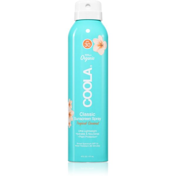 Coola Coola Tropical Coconut слънцезащитен спрей SPF 30 177 мл.