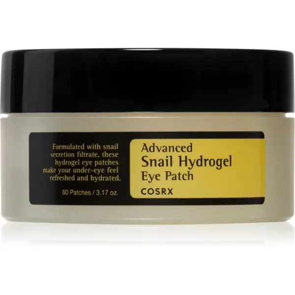 Cosrx Cosrx Advanced Snail Hydrogel Eye Patch хидрогелова маска за зоната около очите за освежаване и хидратация 60 бр.
