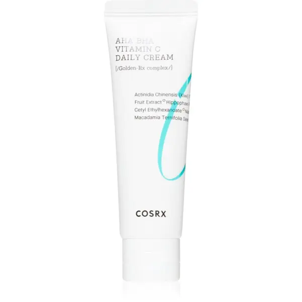Cosrx Cosrx AHA/BHA Vitamin C Daily Cream изглаждащ и озаряващ крем с ексфолиращо действие 50 мл.