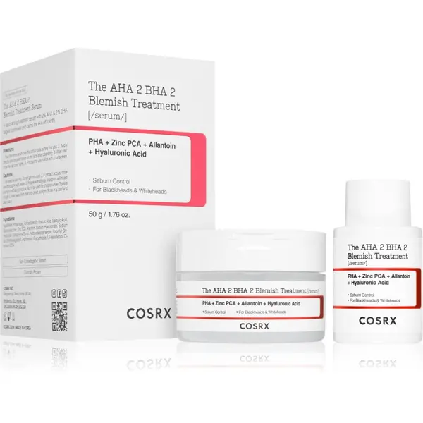 Cosrx Cosrx The AHA 2 BHA 2 Blemish Treatment Serum локална грижа против акне 50 гр.