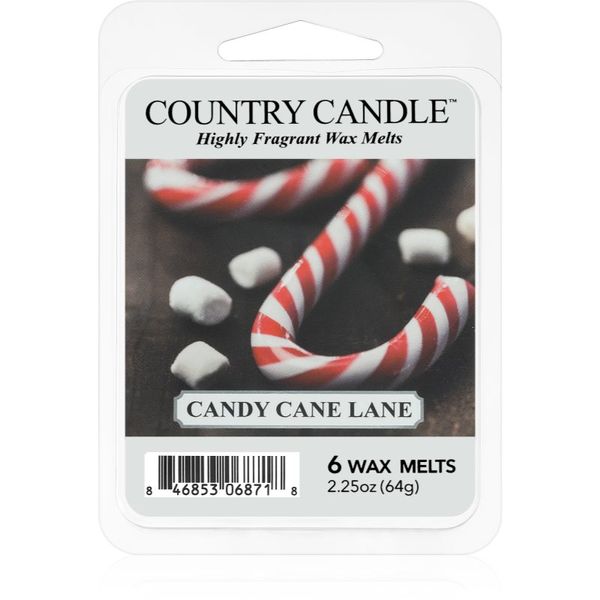 Country Candle Country Candle Candy Cane Lane восък за арома-лампа 64 гр.