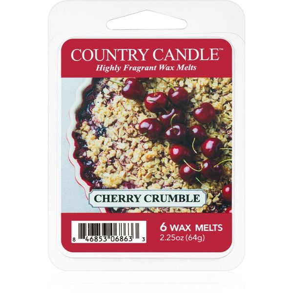 Country Candle Country Candle Cherry Crumble восък за арома-лампа 64 гр.
