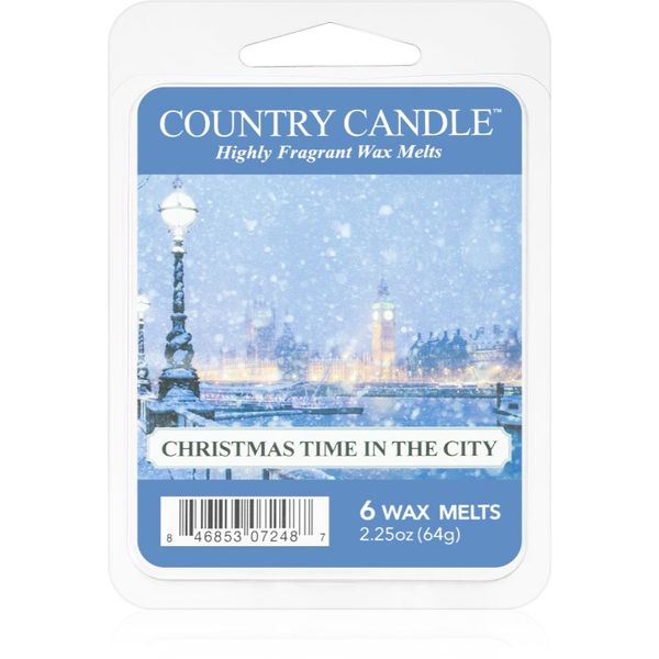 Country Candle Country Candle Christmas Time In The City восък за арома-лампа 64 гр.