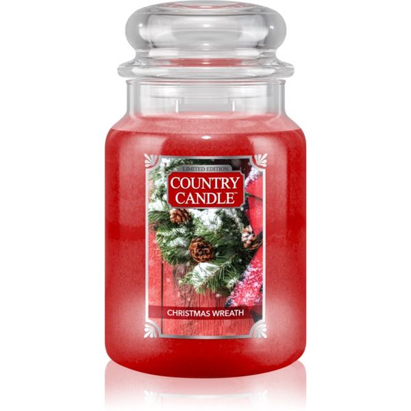 Country Candle Country Candle Christmas Wreath ароматна свещ 737 гр.
