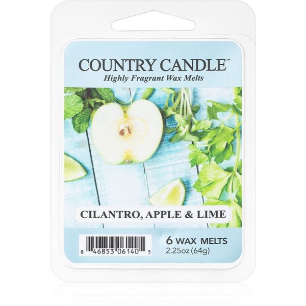 Country Candle Country Candle Cilantro, Apple & Lime восък за арома-лампа 64 гр.