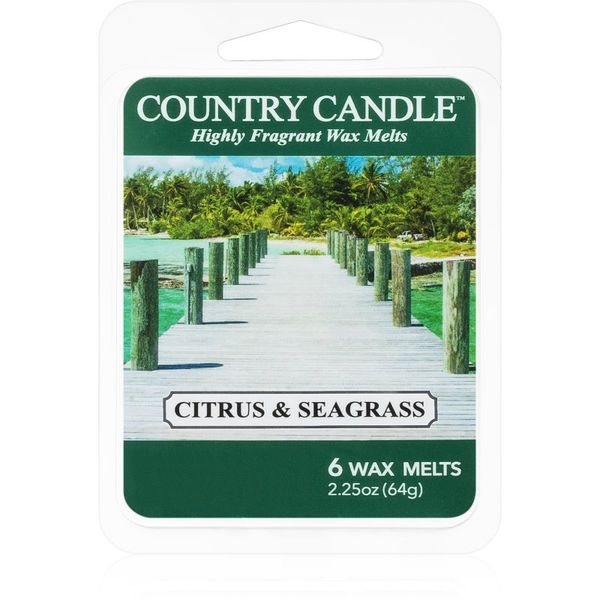 Country Candle Country Candle Citrus & Seagrass восък за арома-лампа 64 гр.