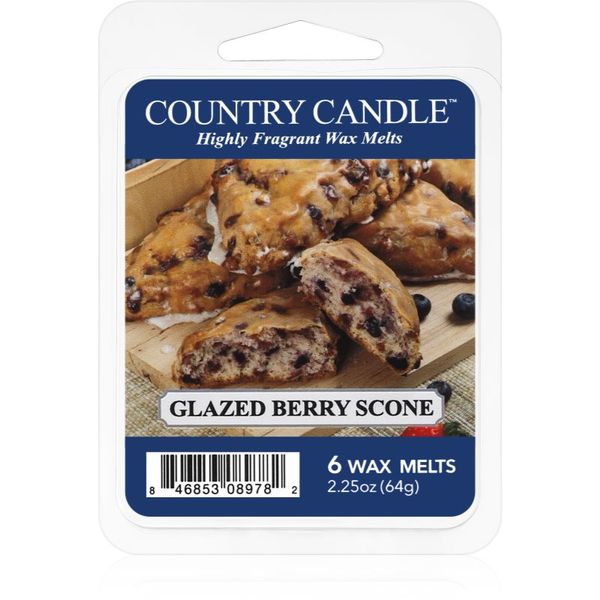 Country Candle Country Candle Glazed Berry Scones восък за арома-лампа 64 гр.