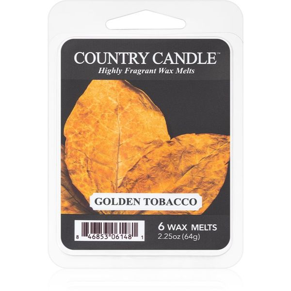 Country Candle Country Candle Golden Tobacco восък за арома-лампа 64 гр.