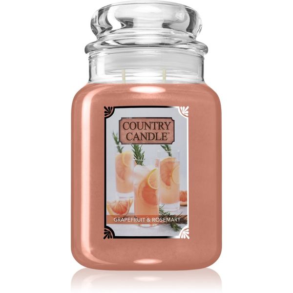 Country Candle Country Candle Grapefruit & Rosemary ароматна свещ 680 гр.
