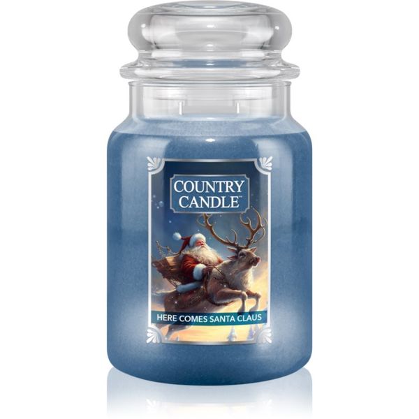 Country Candle Country Candle Here Comes Santa Claus ароматна свещ 680 гр.