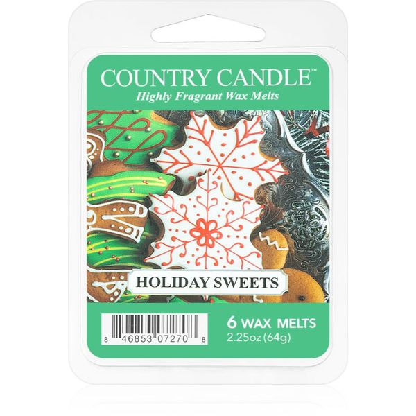 Country Candle Country Candle Holiday Sweets восък за арома-лампа 64 гр.