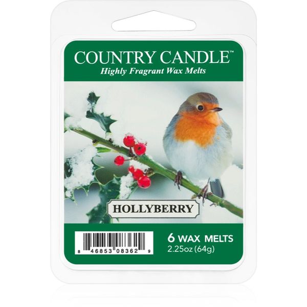 Country Candle Country Candle Hollyberry восък за арома-лампа 64 гр.