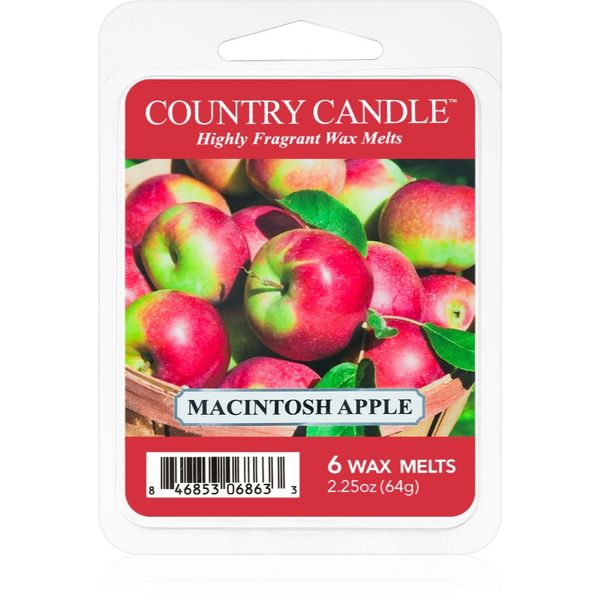 Country Candle Country Candle Macintosh Apple восък за арома-лампа 64 гр.