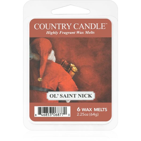 Country Candle Country Candle Ol'Saint Nick восък за арома-лампа 64 гр.