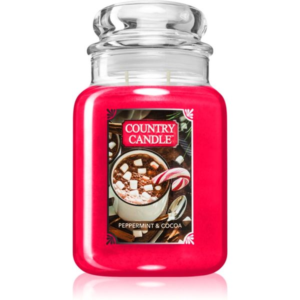 Country Candle Country Candle Peppermint & Cocoa ароматна свещ 737 гр.