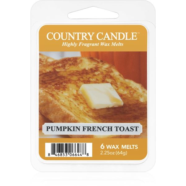Country Candle Country Candle Pumpkin French Toast восък за арома-лампа 64 гр.