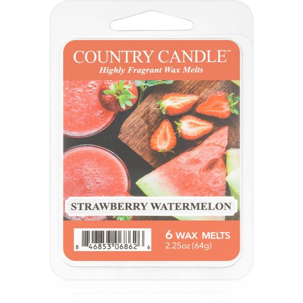 Country Candle Country Candle Strawberry Watermelon восък за арома-лампа 64 гр.