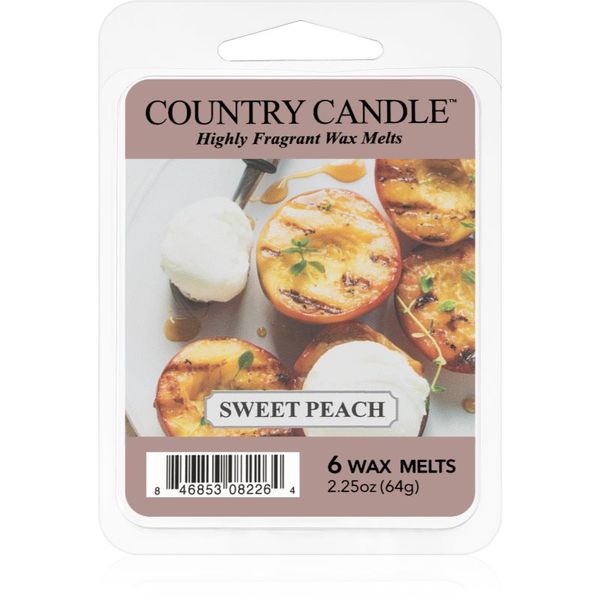 Country Candle Country Candle Sweet Peach восък за арома-лампа 64 гр.