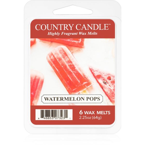 Country Candle Country Candle Watermelon Pops восък за арома-лампа 64 гр.