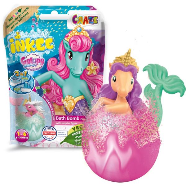 Craze Craze Bath Bomb Galupy Mermaid пенлива топка за вана 1 бр.