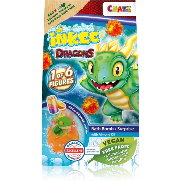 Craze Craze INKEE Dragons бомбичка за вана 1 бр.