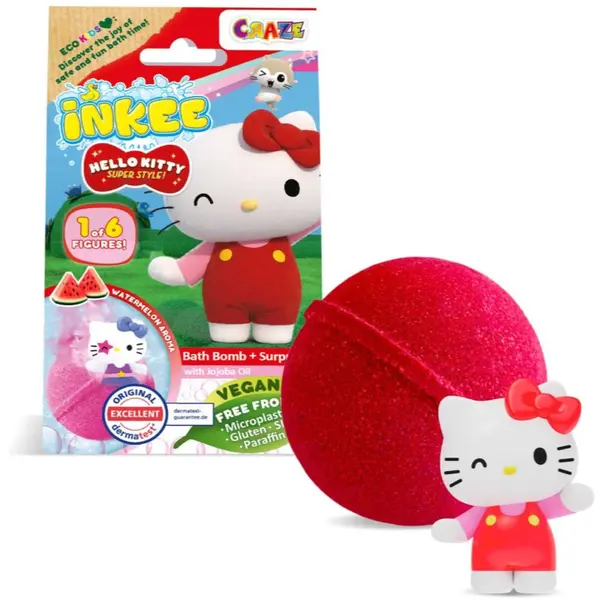 Craze Craze INKEE Hello Kitty бластър за вана с фигурка 1 бр.