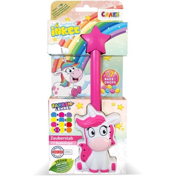 Craze Craze INKEE Wand Unicorn играчка за вана 1 бр.