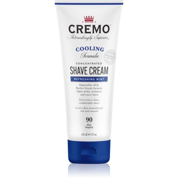 Cremo Cremo Refreshing Mint Cooling Shave Cream крем за бръснене в туба за мъже 177 мл.