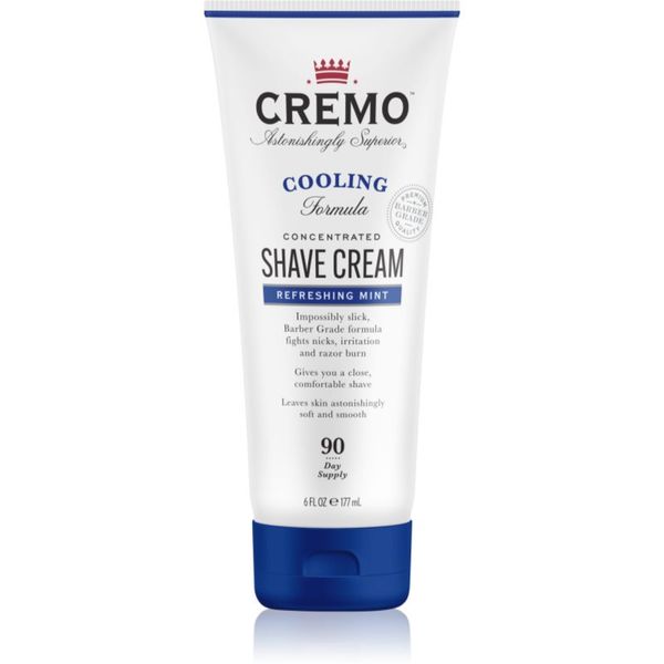 Cremo Cremo Refreshing Mint Cooling Shave Cream крем за бръснене в туба за мъже 177 мл.