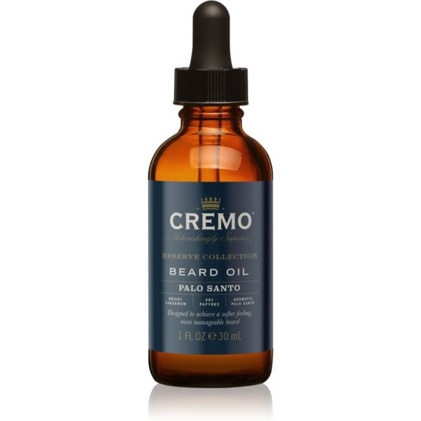 Cremo Cremo Reserve Collection Palo Santo олио за брада за мъже 30 мл.