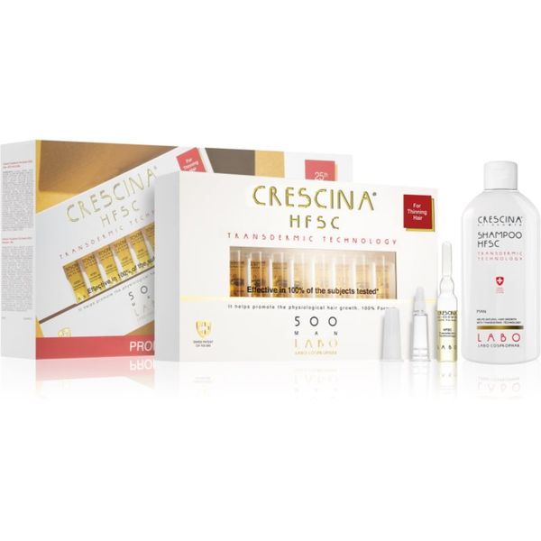 Crescina Crescina Transdermic 500 Re-Growth комплект 500(за растеж на косата) за мъже