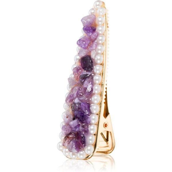 Crystallove Crystallove Amethyst Hair Clip фиба за коса 1 бр.