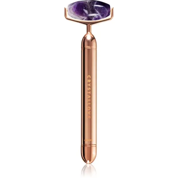 Crystallove Crystallove Amethyst Vibrating Roller масажно валяче за лице 1 бр.