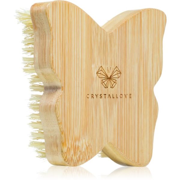 Crystallove Crystallove Bamboo Butterfly Agave Body Brush четка за масаж за тяло 1 бр.