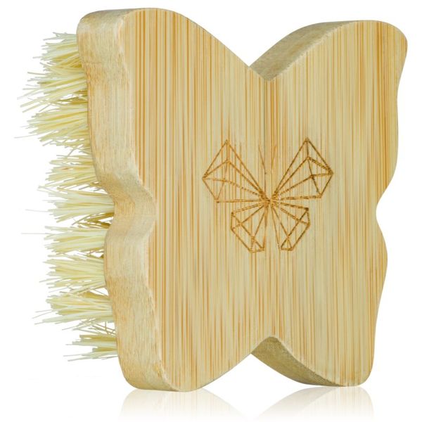 Crystallove Crystallove Bamboo Butterfly Agave Body Brush Travel Size четка за масаж за тяло 1 бр.