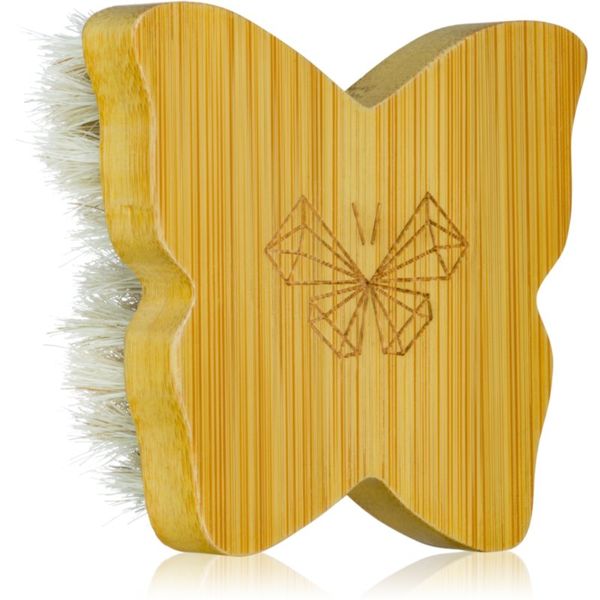 Crystallove Crystallove Bamboo Butterfly Agave Face Brush Travel Size четка за масаж за лице и деколте 1 бр.