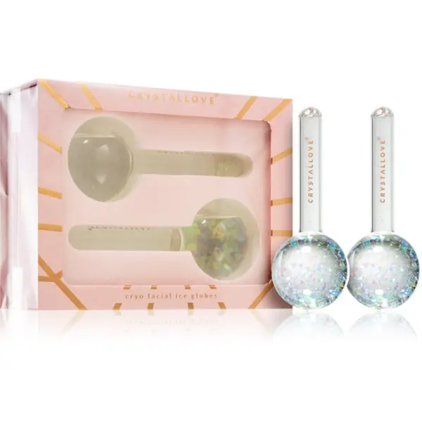 Crystallove Crystallove Cryo Cryolift Ice Globes Crystal масажно приспособление за лице 2 бр.