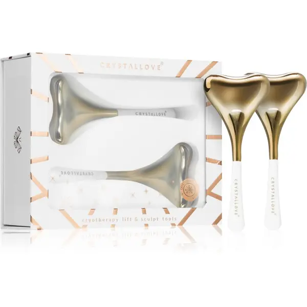 Crystallove Crystallove Cryo Cryotherapy Lift & Sculpt Tools масажно приспособление за лице 2 бр.
