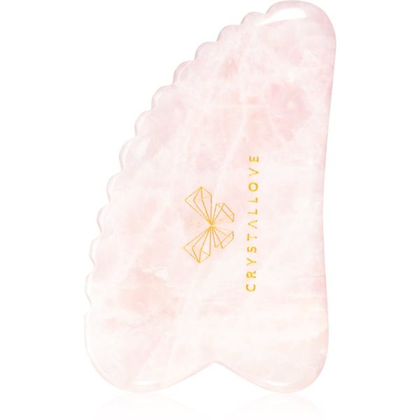 Crystallove Crystallove Rose Quartz 3D Gua Sha масажно приспособление