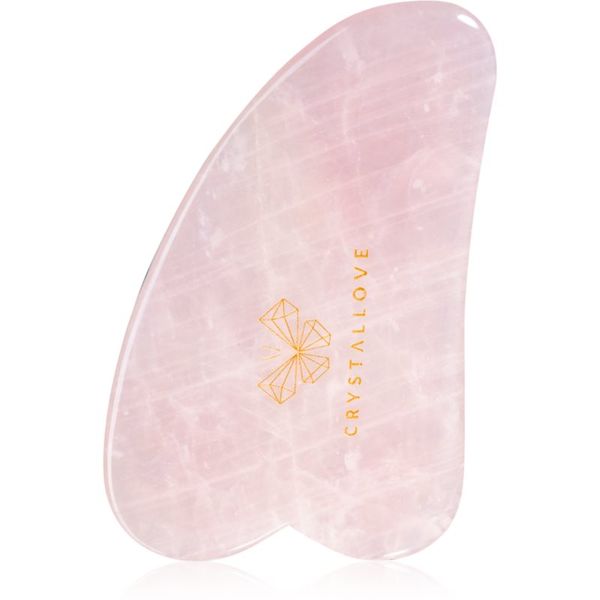 Crystallove Crystallove Rose Quartz Gua Sha масажно приспособление