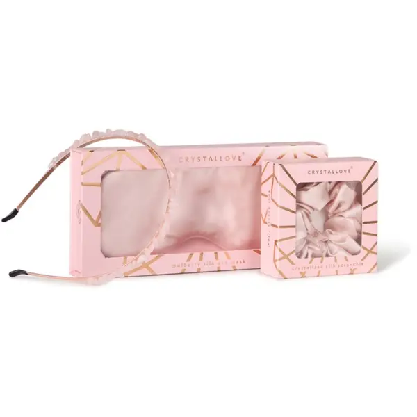 Crystallove Crystallove Rose Silk Set комплект за нощ