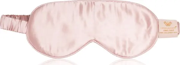 Crystallove Crystallove Silk Eye Mask маска за сън Rose 1 бр.