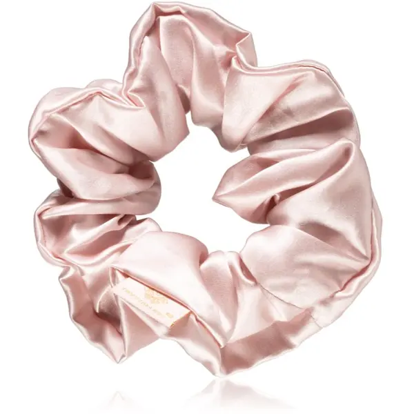 Crystallove Crystallove Silk Scrunchie копринен ластик за коса Rose 1 бр.