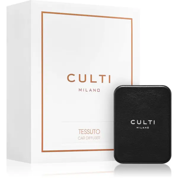 Culti Milano Culti Milano Car Diffuser Black Tessuto aроматизатор за автомобил + резервен пълнител 73x53 см